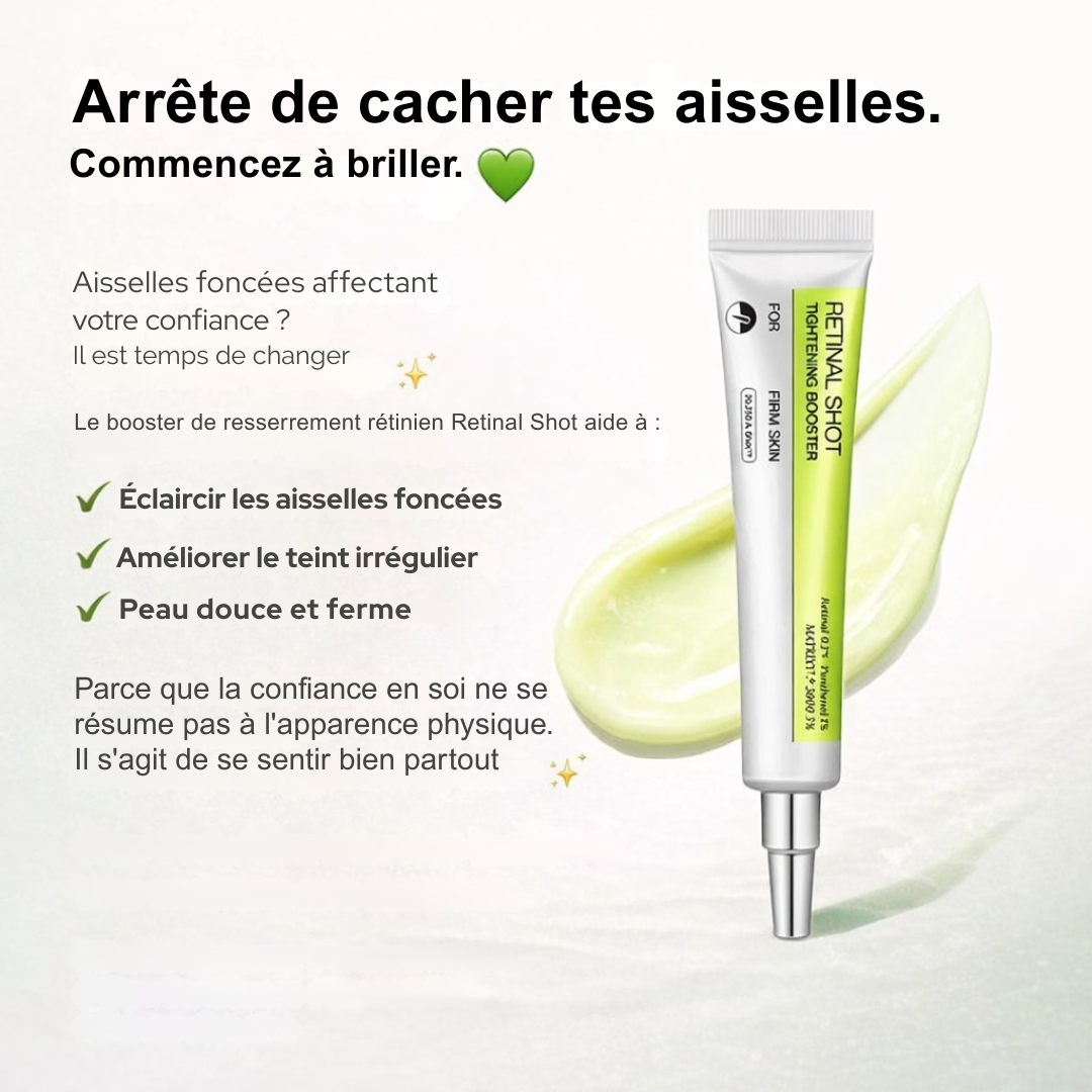 Retinal Shot – Traitement Éclaircissant pour Aisselles Sombres