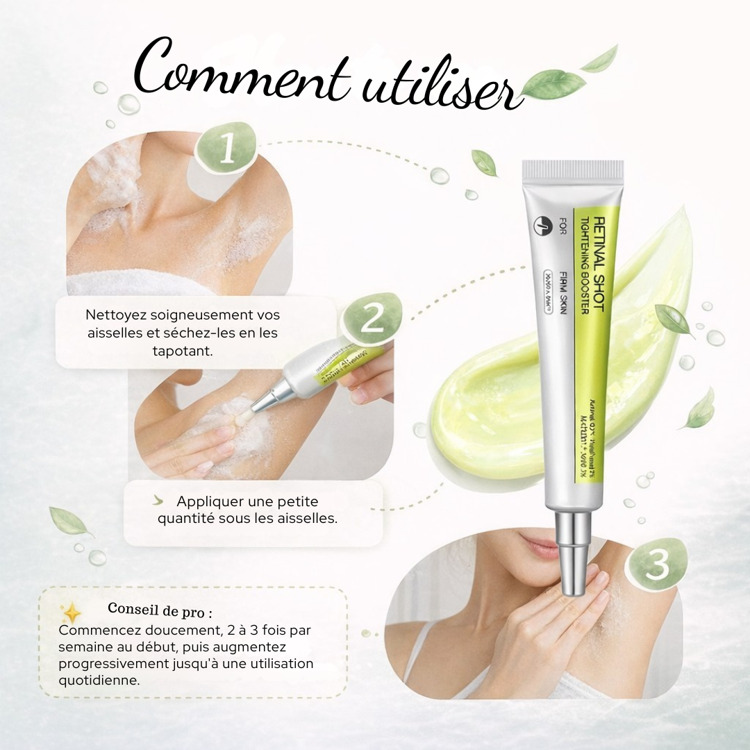 Retinal Shot – Traitement Éclaircissant pour Aisselles Sombres