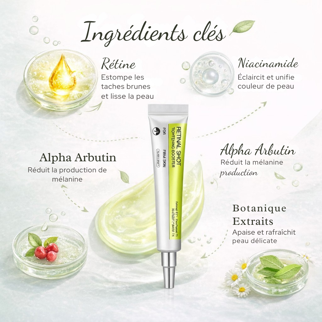 Retinal Shot – Traitement Éclaircissant pour Aisselles Sombres